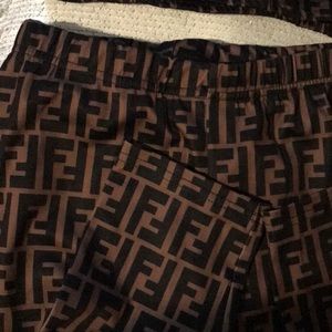 fendi leggings set